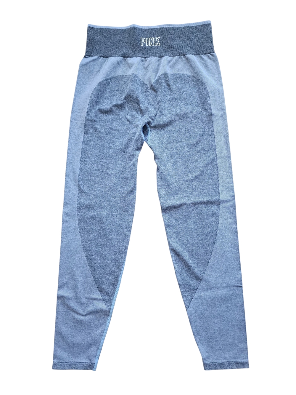 PINK Victoria's Secret Light Blue & Heathered Blue Seamless Leggings